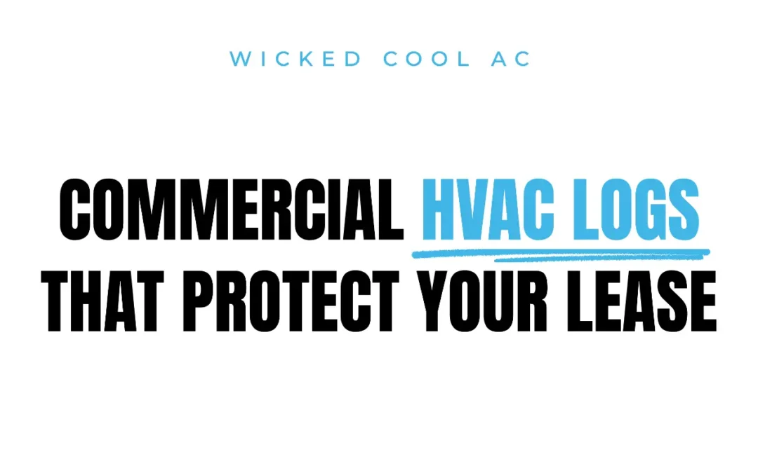 Commercial HVAC Maintenance Logs Naples | Wicked Cool AC